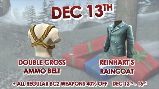 Battlefield Heroes - 13 декабря: патроны и кофта. Плюс скидочка.