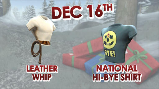 Battlefield Heroes - 15 декабря:кожаный хлыст и футболка "привет-пока"
